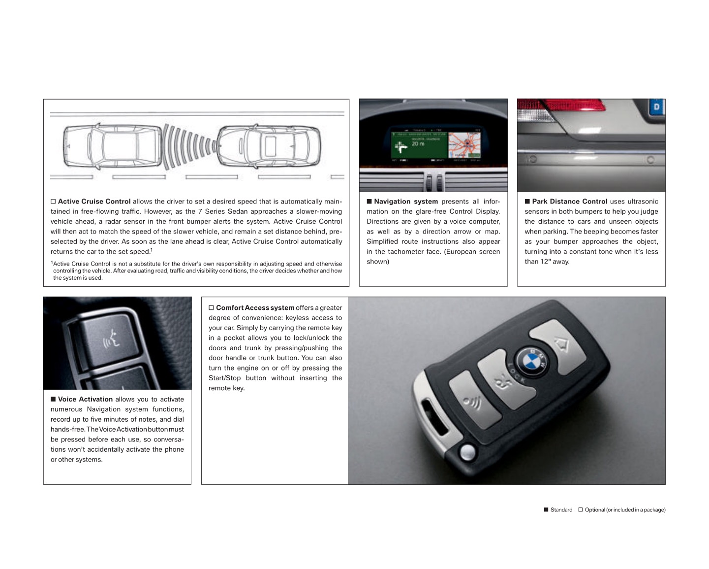 2008 BMW 7-Series Brochure Page 18